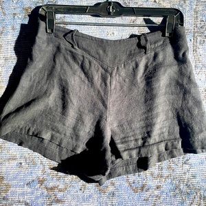 Reformation Black High Waist Women Shorts